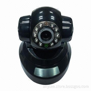 Wi-Fi IP Camera with Night Vision and Motion Detection, Supports All Kinds of Smartphones